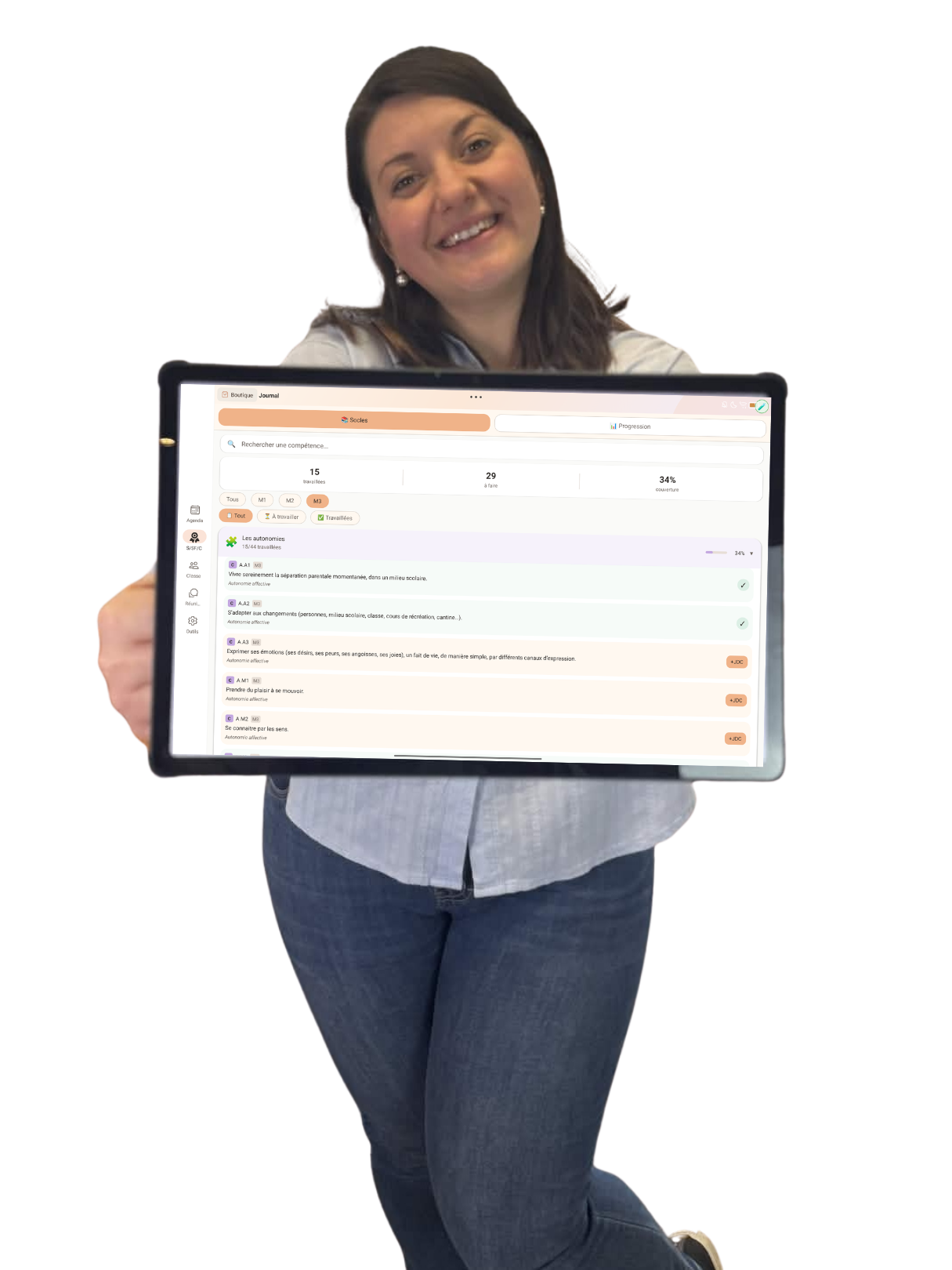 Mathilde, enseignante et créatrice du JDC Numérique